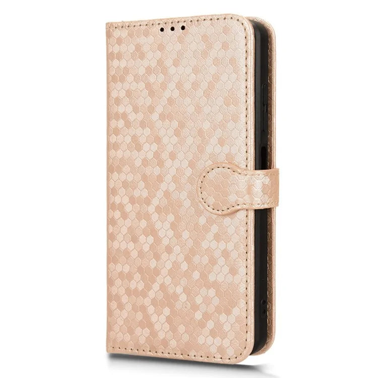 Phone Case for Transsion Tecno Pop 8 / Spark Go 2024 4G / Spark 20C Shell Dot Imprinted Wallet Stand Cover