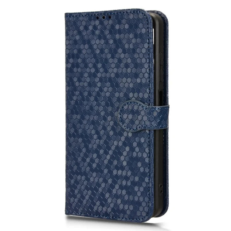 Phone Case for Transsion Tecno Pop 8 / Spark Go 2024 4G / Spark 20C Shell Dot Imprinted Wallet Stand Cover
