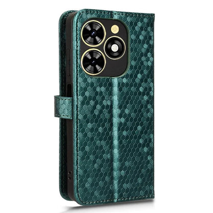 Phone Case for Transsion Tecno Pop 8 / Spark Go 2024 4G / Spark 20C Shell Dot Imprinted Wallet Stand Cover