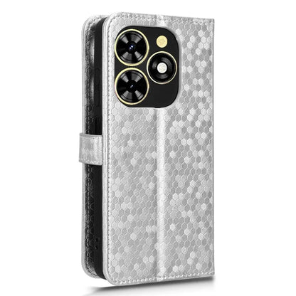 Phone Case for Transsion Tecno Pop 8 / Spark Go 2024 4G / Spark 20C Shell Dot Imprinted Wallet Stand Cover