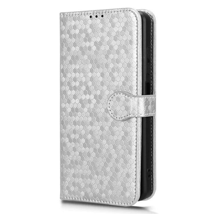 Phone Case for Transsion Tecno Pop 8 / Spark Go 2024 4G / Spark 20C Shell Dot Imprinted Wallet Stand Cover