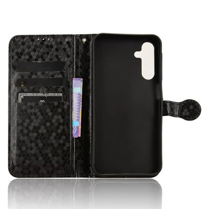 For Samsung Galaxy A15 4G / A15 5G Case Dot Imprinted Leather Shockproof Phone Stand Cover