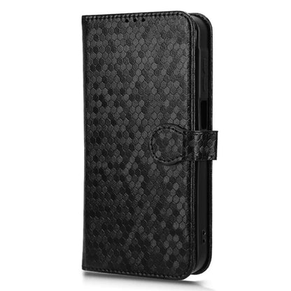 For Samsung Galaxy A15 4G / A15 5G Case Dot Imprinted Leather Shockproof Phone Stand Cover