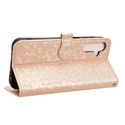For Samsung Galaxy A15 4G / A15 5G Case Dot Imprinted Leather Shockproof Phone Stand Cover