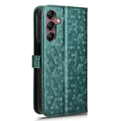 For Samsung Galaxy A15 4G / A15 5G Case Dot Imprinted Leather Shockproof Phone Stand Cover