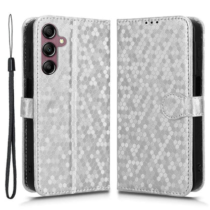 For Samsung Galaxy A15 4G / A15 5G Case Dot Imprinted Leather Shockproof Phone Stand Cover