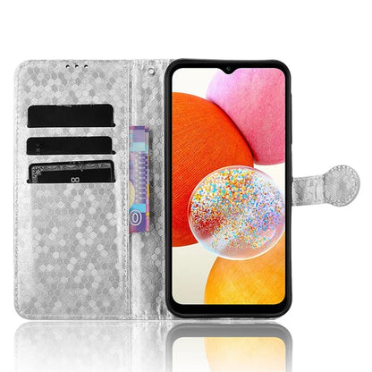 For Samsung Galaxy A15 4G / A15 5G Case Dot Imprinted Leather Shockproof Phone Stand Cover