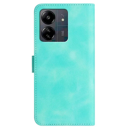 YX0030 For Xiaomi Redmi 13C 4G / 5G / Poco C65 4G Wallet Case PU Leather Smile Pattern Flip Cover