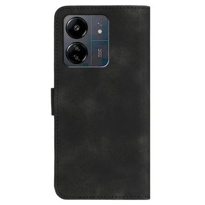 YX0030 For Xiaomi Redmi 13C 4G / 5G / Poco C65 4G Wallet Case PU Leather Smile Pattern Flip Cover