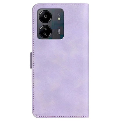 YX0030 For Xiaomi Redmi 13C 4G / 5G / Poco C65 4G Wallet Case PU Leather Smile Pattern Flip Cover