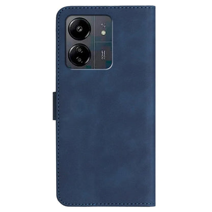 YX0030 For Xiaomi Redmi 13C 4G / 5G / Poco C65 4G Wallet Case PU Leather Smile Pattern Flip Cover