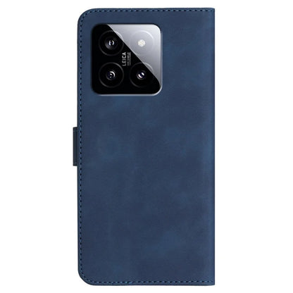 YX0030 Smile Series for Xiaomi 14 Phone Case Card Slots Stand Magnetic Closure Leather Cover