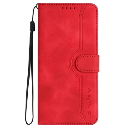 YX0030 For Samsung Galaxy A55 5G Smile Pattern Wallet Case PU Leather Protective Cover