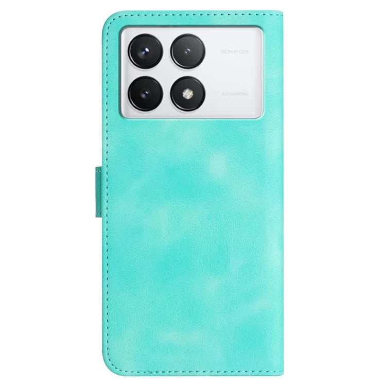 YX0030 For Xiaomi Redmi K70 5G / K70 Pro 5G Leather Case Smile Pattern Wallet Flip Cover