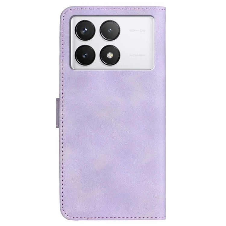 YX0030 For Xiaomi Redmi K70 5G / K70 Pro 5G Leather Case Smile Pattern Wallet Flip Cover