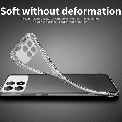 MOFI For Xiaomi Redmi K70 5G / K70 Pro 5G Soft Phone Case Clear TPU Phone Cover