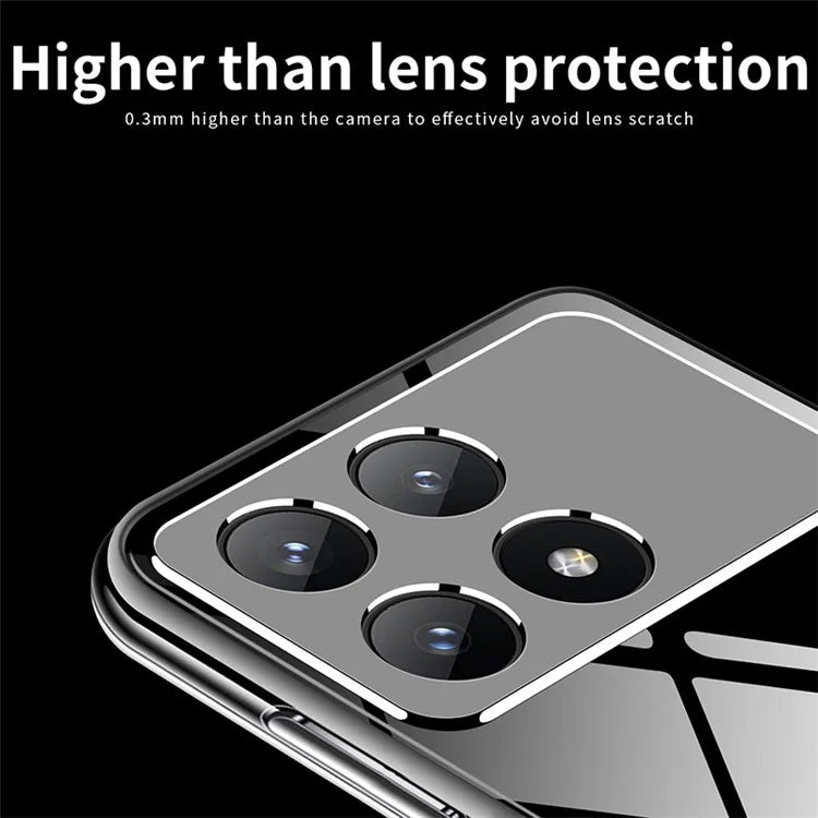 MOFI For Xiaomi Redmi K70 5G / K70 Pro 5G Soft Phone Case Clear TPU Phone Cover
