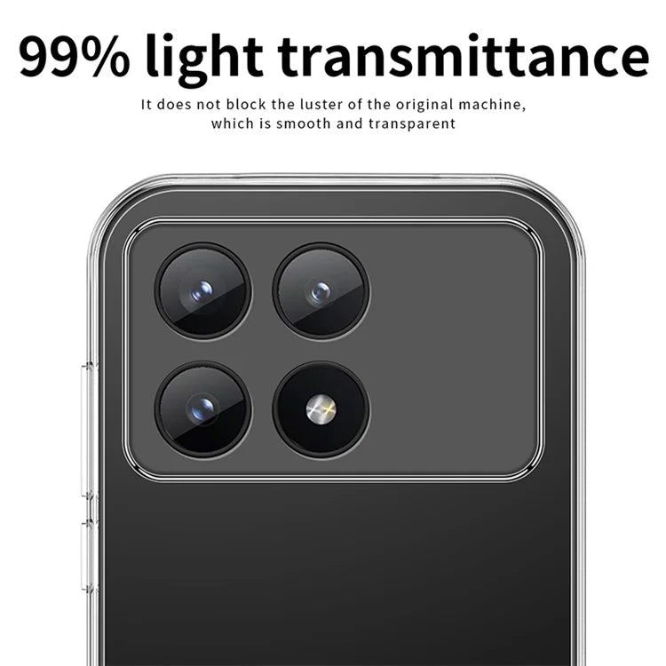 MOFI For Xiaomi Redmi K70 5G / K70 Pro 5G Soft Phone Case Clear TPU Phone Cover