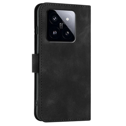 YX0040 Wallet Case for Xiaomi 14 Pro PU Leather Folio Flip Stand Cover Imprinted Pattern