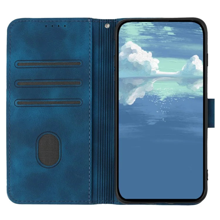 YX0040 Wallet Case for Xiaomi 14 Pro PU Leather Folio Flip Stand Cover Imprinted Pattern
