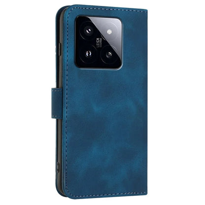 YX0040 Wallet Case for Xiaomi 14 Pro PU Leather Folio Flip Stand Cover Imprinted Pattern