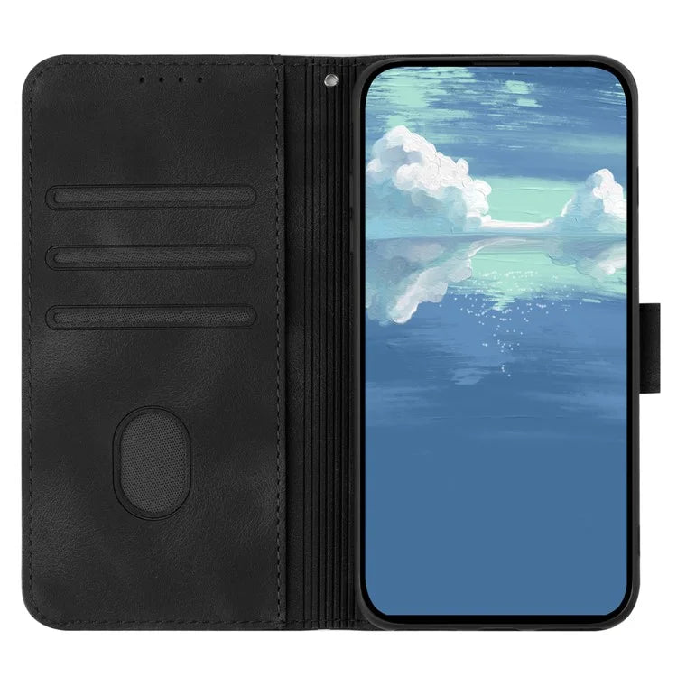 YX0040 For Xiaomi Redmi K70 5G / K70 Pro 5G Wallet Case Imprinted Geometric PU Leather Phone Cover