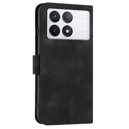 YX0040 For Xiaomi Redmi K70 5G / K70 Pro 5G Wallet Case Imprinted Geometric PU Leather Phone Cover