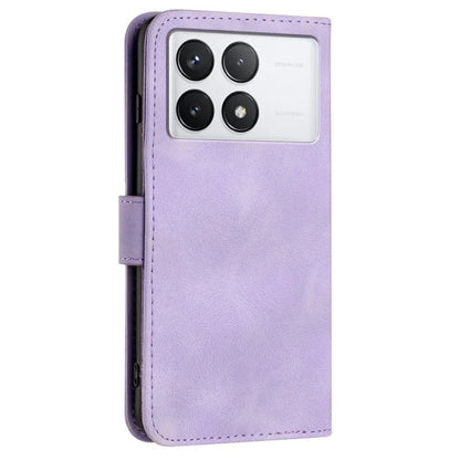YX0040 For Xiaomi Redmi K70 5G / K70 Pro 5G Wallet Case Imprinted Geometric PU Leather Phone Cover