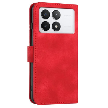 YX0040 For Xiaomi Redmi K70 5G / K70 Pro 5G Wallet Case Imprinted Geometric PU Leather Phone Cover