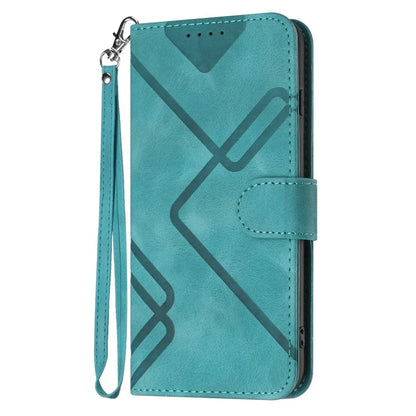 YX0040 For Xiaomi 14 Stand Folio Cover Geometric Pattern Wallet Leather Phone Case