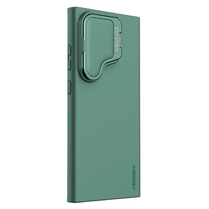NILLKIN Camshield Silky Prop for Samsung Galaxy S24 Ultra Silicone+PC Phone Case Lens Cover Kickstand