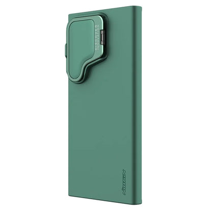 NILLKIN Camshield Silky Prop for Samsung Galaxy S24 Ultra Silicone+PC Phone Case Lens Cover Kickstand