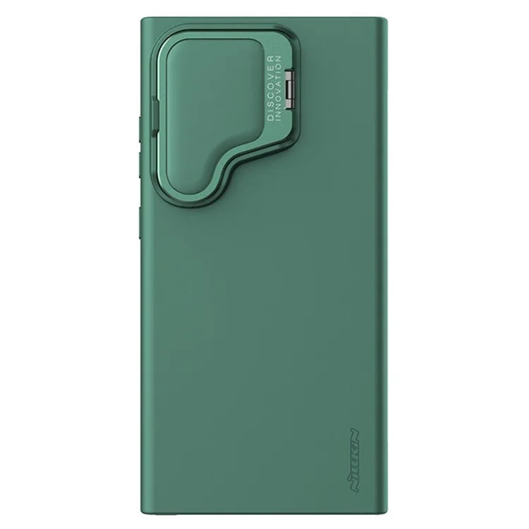 NILLKIN Camshield Silky Prop for Samsung Galaxy S24 Ultra Silicone+PC Phone Case Lens Cover Kickstand