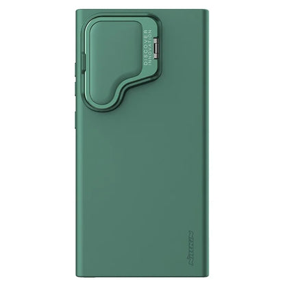 NILLKIN Camshield Silky Prop for Samsung Galaxy S24 Ultra Silicone+PC Phone Case Lens Cover Kickstand
