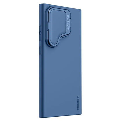 NILLKIN Camshield Silky Prop for Samsung Galaxy S24 Ultra Silicone+PC Phone Case Lens Cover Kickstand