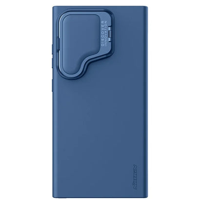 NILLKIN Camshield Silky Prop for Samsung Galaxy S24 Ultra Silicone+PC Phone Case Lens Cover Kickstand