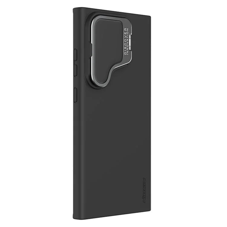 NILLKIN Camshield Silky Prop for Samsung Galaxy S24 Ultra Silicone+PC Phone Case Lens Cover Kickstand