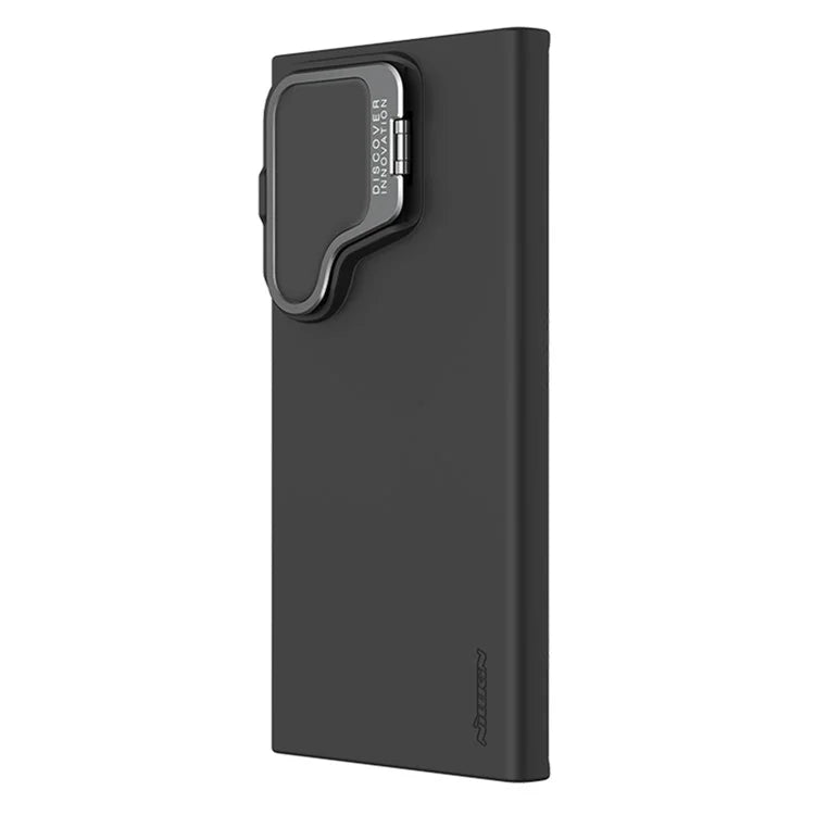 NILLKIN Camshield Silky Prop for Samsung Galaxy S24 Ultra Silicone+PC Phone Case Lens Cover Kickstand