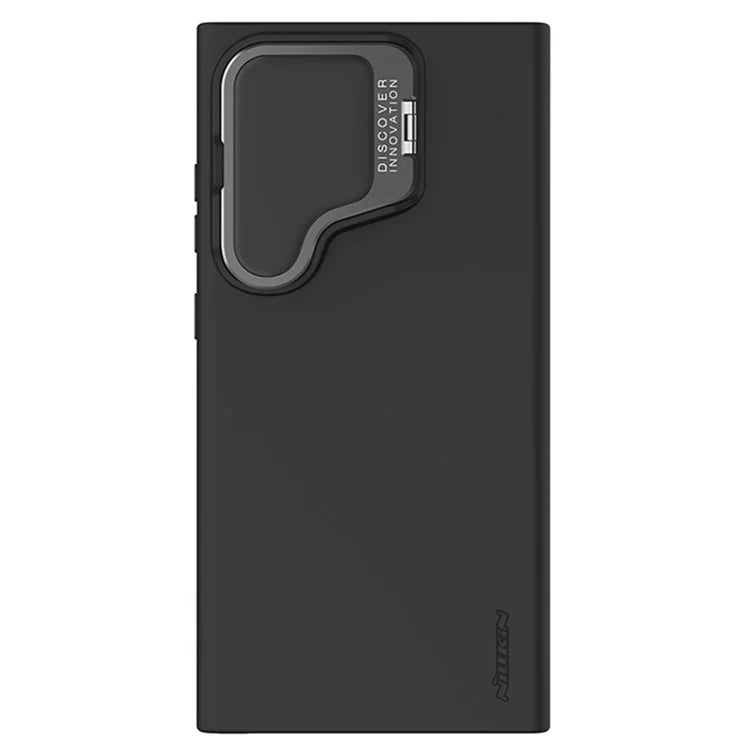 NILLKIN Camshield Silky Prop for Samsung Galaxy S24 Ultra Silicone+PC Phone Case Lens Cover Kickstand