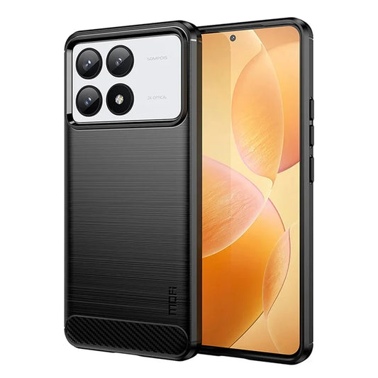 MOFI JK TPU Series-1 For Xiaomi Redmi K70 5G / K70 Pro 5G TPU Phone Case Carbon Fiber Texture