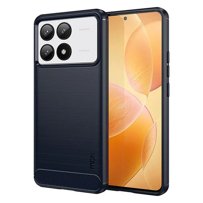 MOFI JK TPU Series-1 For Xiaomi Redmi K70 5G / K70 Pro 5G TPU Phone Case Carbon Fiber Texture