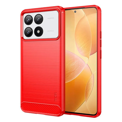 MOFI JK TPU Series-1 For Xiaomi Redmi K70 5G / K70 Pro 5G TPU Phone Case Carbon Fiber Texture