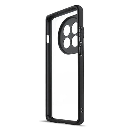 For OnePlus 12 5G Clear Case TPU Frame PC Back Mobile Phone Cover