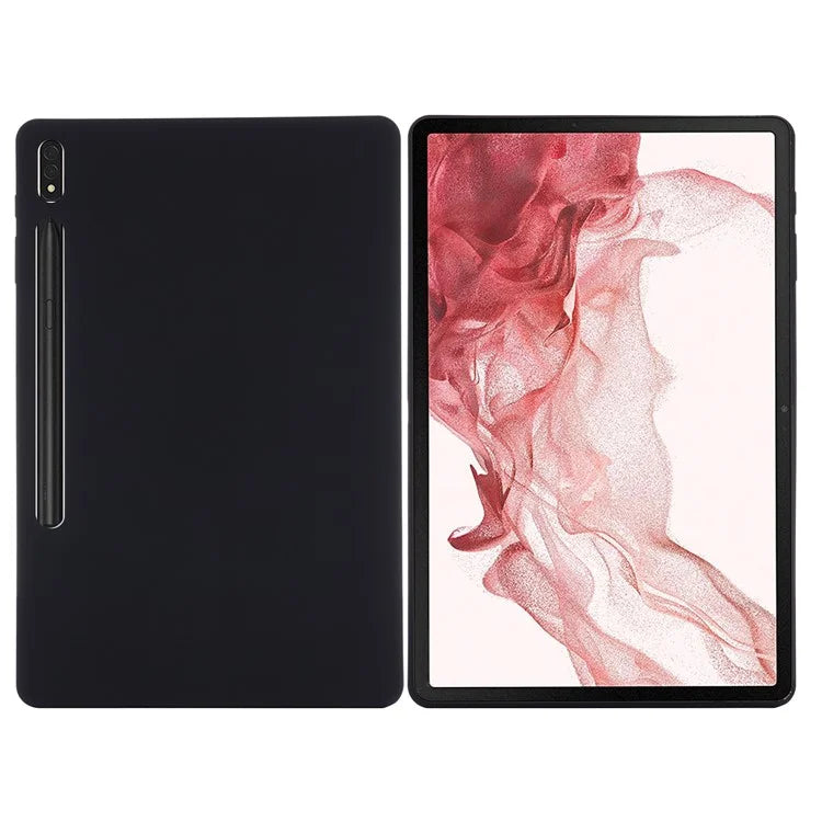 For Samsung Galaxy Tab S9 FE+ Liquid Silicone Case Soft Touch Tablet Cover