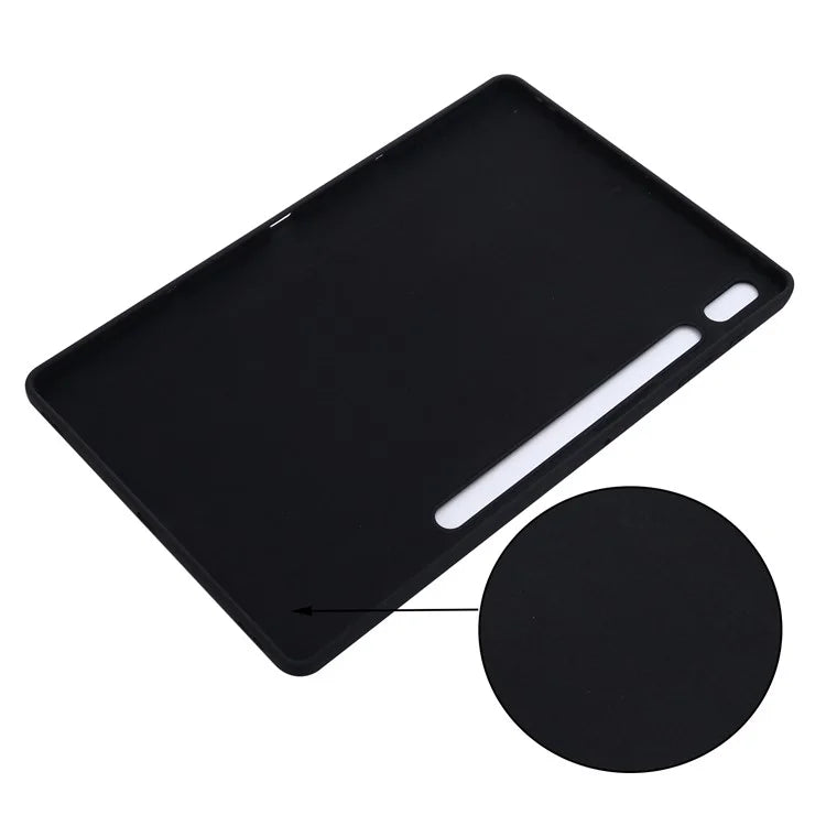 For Samsung Galaxy Tab S9 FE+ Liquid Silicone Case Soft Touch Tablet Cover