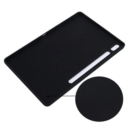 For Samsung Galaxy Tab S9 FE+ Liquid Silicone Case Soft Touch Tablet Cover