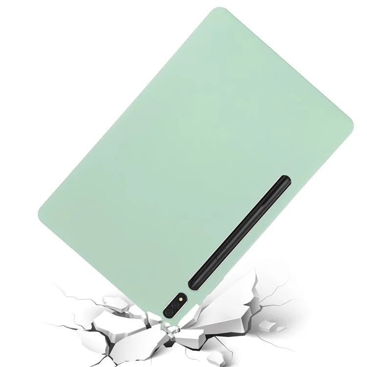 For Samsung Galaxy Tab S9 FE+ Liquid Silicone Case Soft Touch Tablet Cover