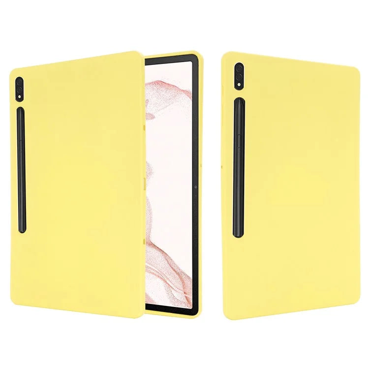 For Samsung Galaxy Tab S9 FE+ Liquid Silicone Case Soft Touch Tablet Cover