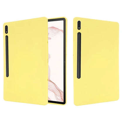 For Samsung Galaxy Tab S9 FE+ Liquid Silicone Case Soft Touch Tablet Cover