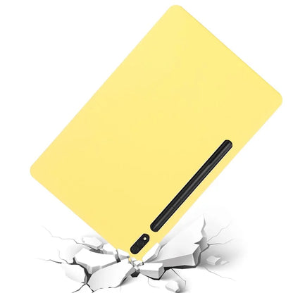 For Samsung Galaxy Tab S9 FE+ Liquid Silicone Case Soft Touch Tablet Cover